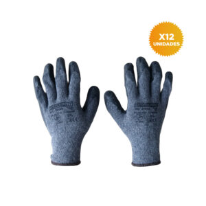 guantes de látex corrugado